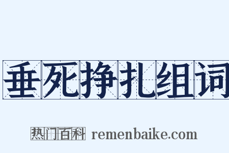 垂死挣扎组词是什么意思的图片